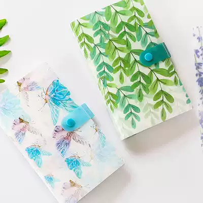 Fresh creative office multifunctional business card book large capacity business male Lady postcard card holder student card bag