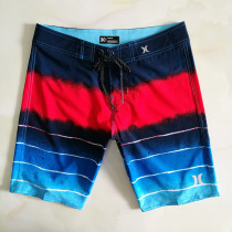 Foreign trade Mens stretch beach pants quick-dry surf beach shorts loose casual sports thin five-point pants