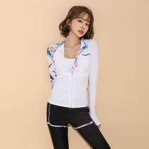 Diving suit female split snorkeling swimsuit female Conservative slim long sleeve sunscreen quick-drying surf suit jellyfish coat