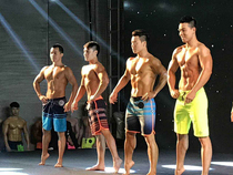 Hurley mens fitness competition beach pants Beach surf quick-drying shorts Knee-length loose plus size five-point pants