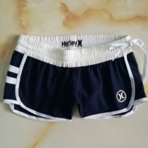 Ms Hurley quick-drying beach pants loose seaside resort casual shorts honeymoon pants hot spring pants flower pants