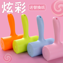 Tweed sticky hair device Tear-off hair removal artifact Hair stainer Roller Non-washable rolling clothes sticky hair sticky dust paper