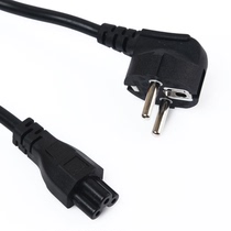 Factory supply special price European power cord 1 5 m laptop plum tail 3 hole European power cord