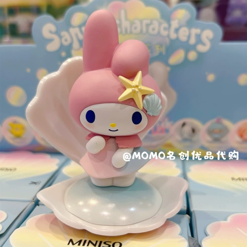 MINISO известный продукт Sanrio Jade Dog Bihai Holiday слепая коробка фигурка Куроми милое украшение для рабочего стола