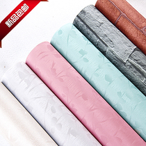 Waterproof 3d stereo wallpaper warm bedroom living room background wall paper dormitory sticker 10 meters