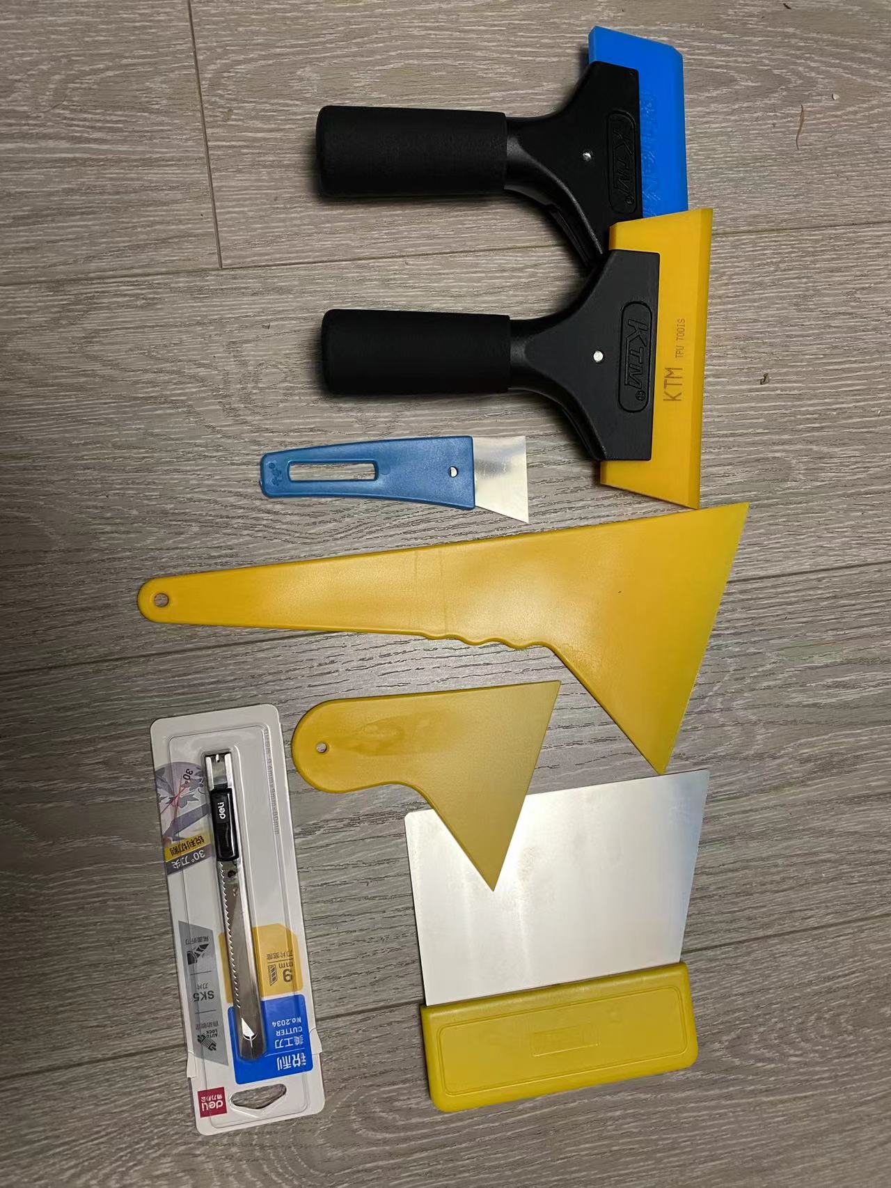 Car Cling Film Squeegee Kit Super Suit Is 5 Sandpaper