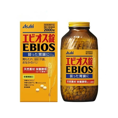 [Japan Direct Manal] Asahi Beer Deast Ebios ebios корректирует желудочно -кишечное питание 2000 капсул