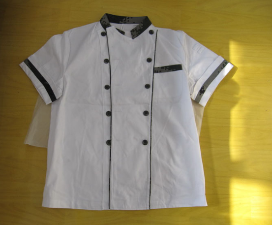 10 summer short sleeve cooking service short sleeve white chef conserved cooking suit 10 Cooking kitchen work clothes