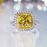 Обручальное кольцо для принцессы, платиновое кольцо с драгоценными камнями, белое золото 18 карат, инкрустировано бриллиантами