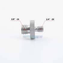 Special screws for camera bracket quick-fitting board 1 4 pairs of 3 8 inch double-ended screw positioning bolts 1 4 mutual rotation 3 8