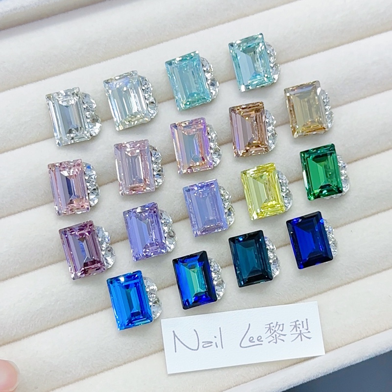 Li Li Swarovski 4527 Large Ice Sugar 14*10 Nail Art Finished Diamond Ball