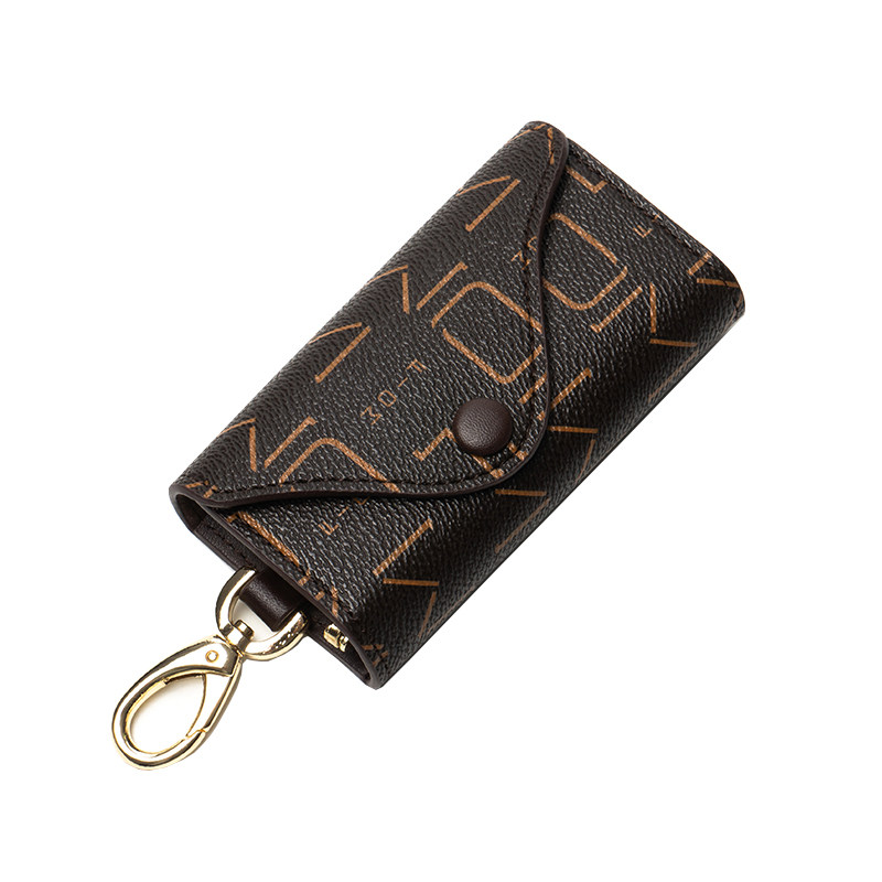 Women's Fashionable Multifunctional Key Bag, Key Holder, Couple Style, Waist Hanging, Large Capacity, Korean Style Keychain, Card Holder Bag