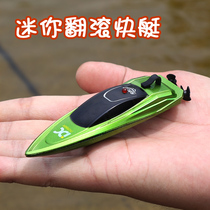 Mini bateau de plongée Toy Children Remote Control Boat High Speed Speedboat Emulation Charging Action Model Boat Boy Birthday Present