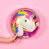 18 -INCH Purple -Bottom Unicorn Ball