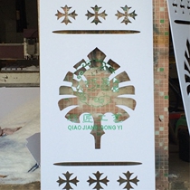 PVC carving chevron board carving through flower board Density board carving board carving partition carving screen