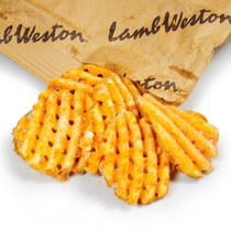 Blue Weston spicy potato grid is now X9106 imported potato net KFC Western food frozen fries casual