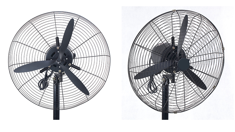 quạt pin Quạt sàn nhà gió lớn tường nhà máy mạnh thương mại siêu gió làm mát còi công nghiệp - Quạt điện