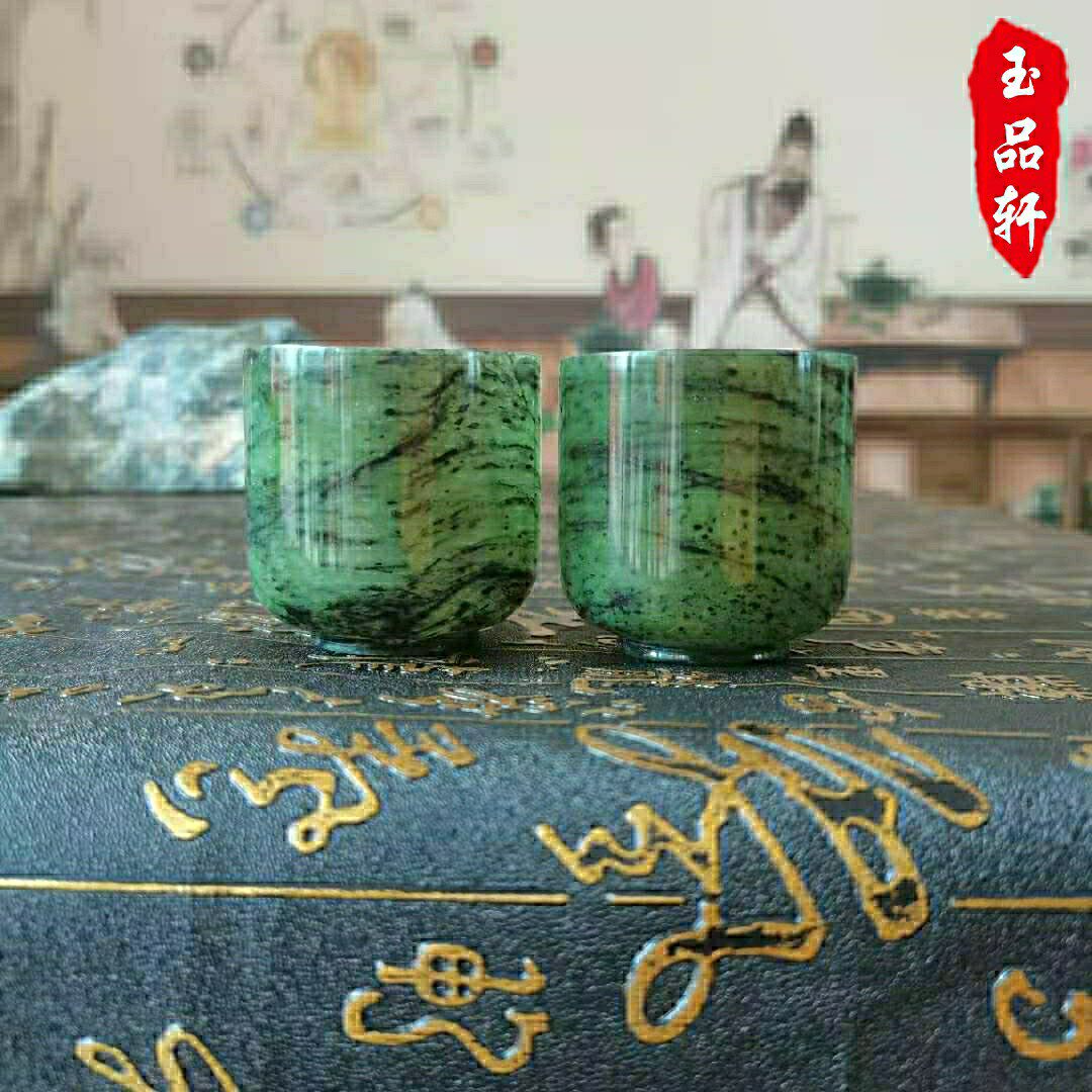 Diet Yu tea with other nightglass inkyu hand-carved teacup Gansu Wushan Yu Yu tea set straight sales