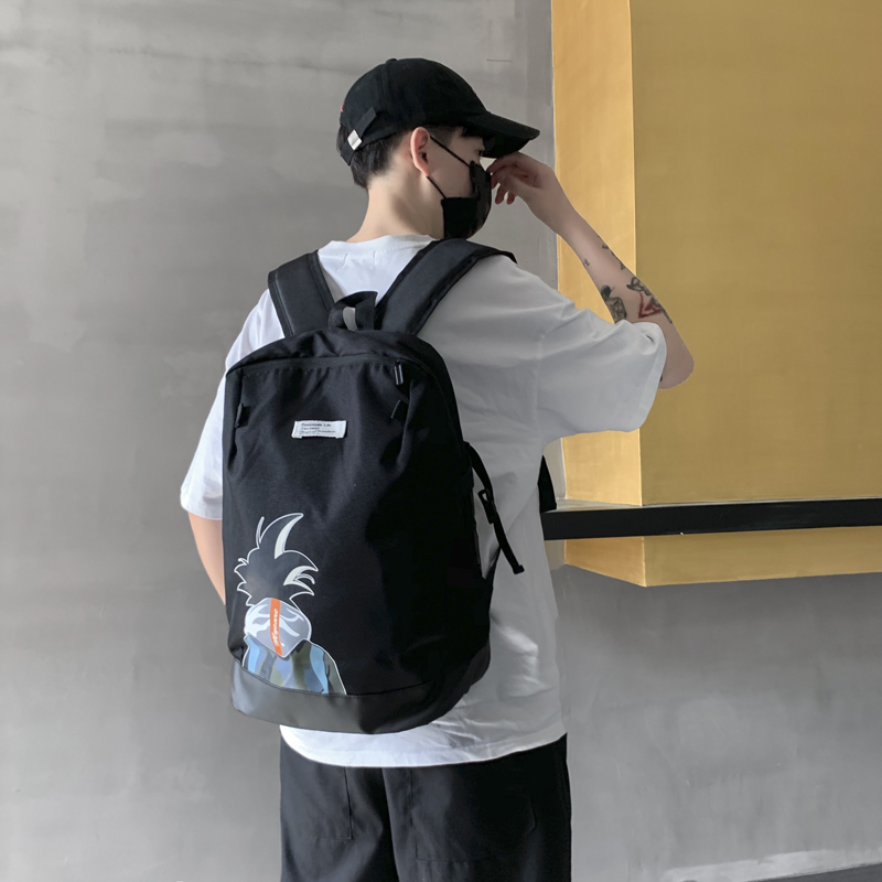 New male youth Korean style schoolbag fashion large-capacity junior high school students backpack casual backpack grades 3-6