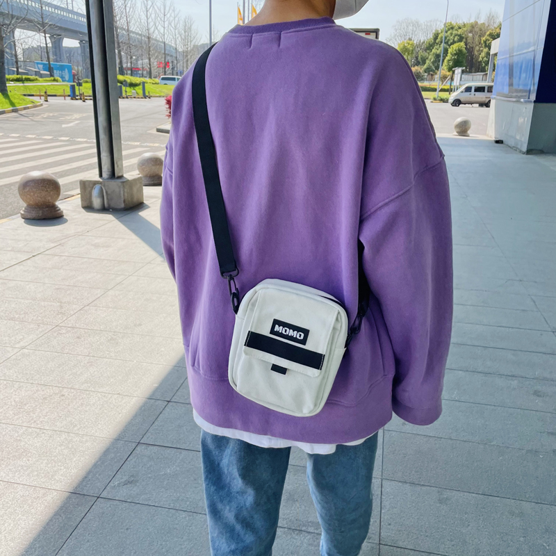 Men Sports Casual Diagonal BAG MOBILE PHONE BAG NEW FASHION TEEN SINGLE SHOULDER SMALL SHOULDER BAG MINI TRAMPOLINE BAG