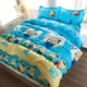 Cotton bốn mảnh đặc biệt cung cấp đơn giản dày chà nhám đôi 200x230 Châu Âu nhà dệt may