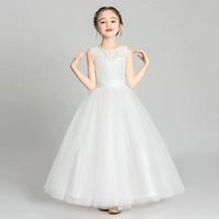 Trang phục dạ hội trẻ em hoa công chúa váy fluffy nhỏ chủ trang phục piano mô hình trang phục catwalk cô gái - Váy trẻ em cửa hàng quần áo trẻ em