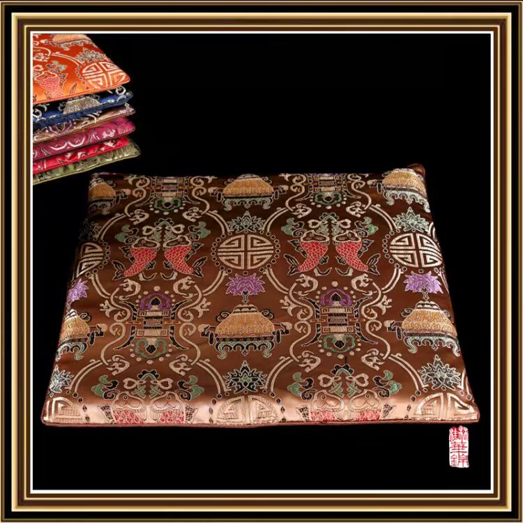 Trung Quốc đệm đệm giả cổ điển gỗ gụ sofa đệm gỗ rắn vòng ghế đệm ăn ghế sĩ quan đệm dày mẫu đệm ghế gỗ đẹp