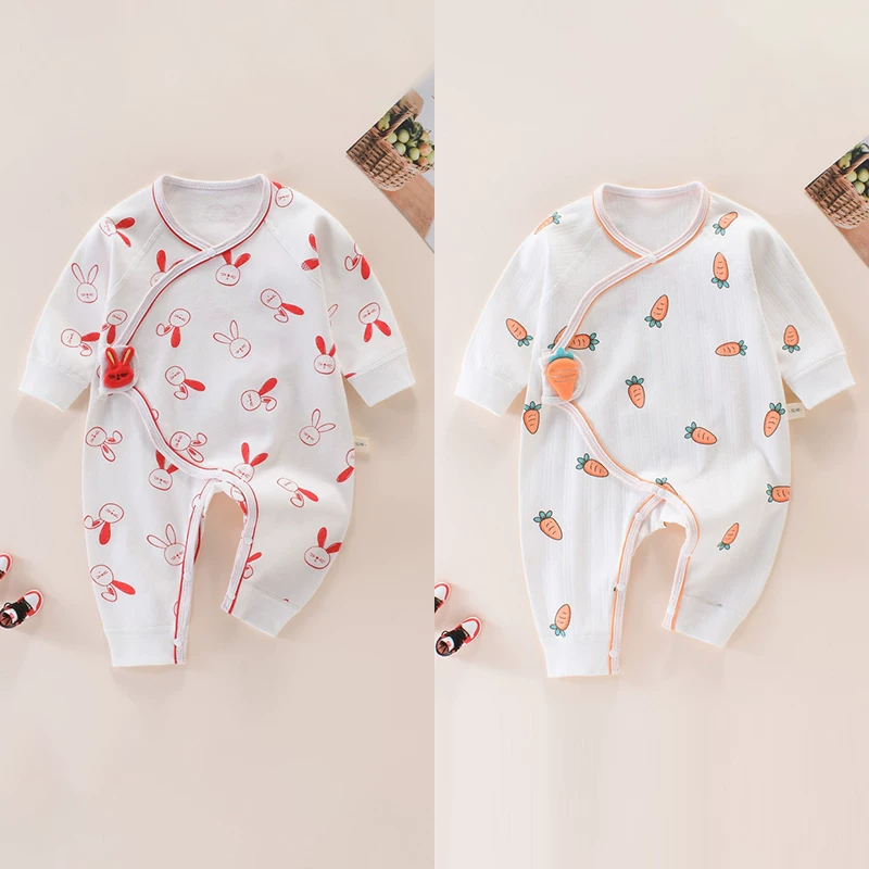 Детское хлопковое боди для новорожденных, пуповинная повязка
