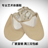 Профессиональная художественная гимнастика обувь наполовину подключенные туфли обувь для обуви детей La La La Lacoon Dance Dance Soft Bottom Track The Art Test Shoes