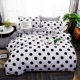 Bộ phim hoạt hình dễ thương Bộ đồ giường đơn 150x200 × 200M ký túc xá sinh viên chăn đơn đôi báo hồng