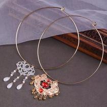 Hanfu collar girl ancient style jewelry Ming accessories cheongsam necklace ancient jewelry