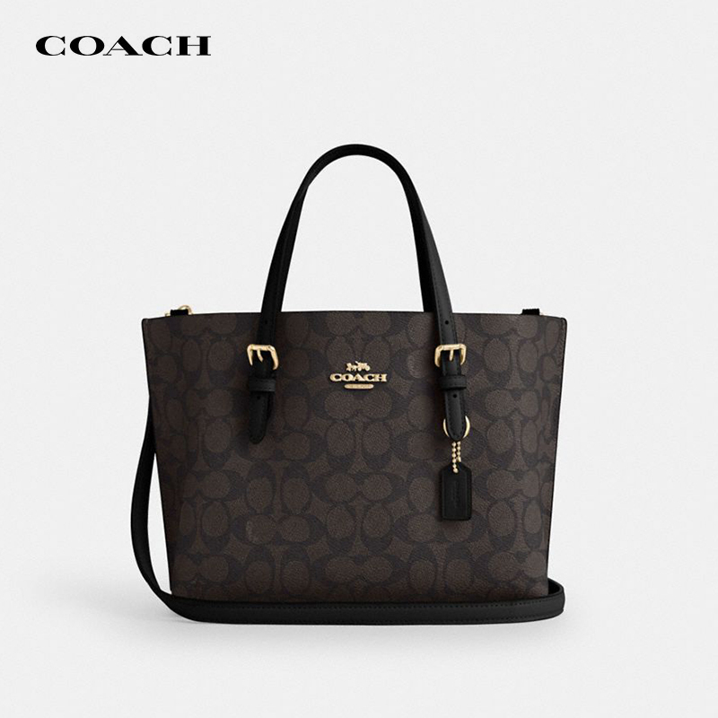 [Authentic Domestic Product] Coach/Coach Mollie25 34 Tote Bag Shoulder Crossbody Handbag Women's Bag