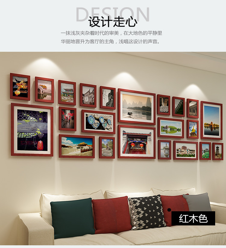 Нордический негабаритный фото стена клип декоративный подвеска гостиная никаких следов гвоздь фоторамка творческий стена стена сочетание фото стена 