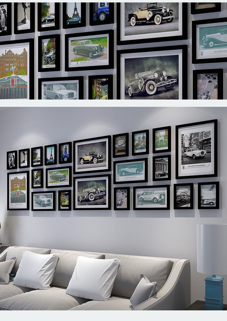 Нордический негабаритный фото стена клип декоративный подвеска гостиная никаких следов гвоздь фоторамка творческий стена стена сочетание фото стена 