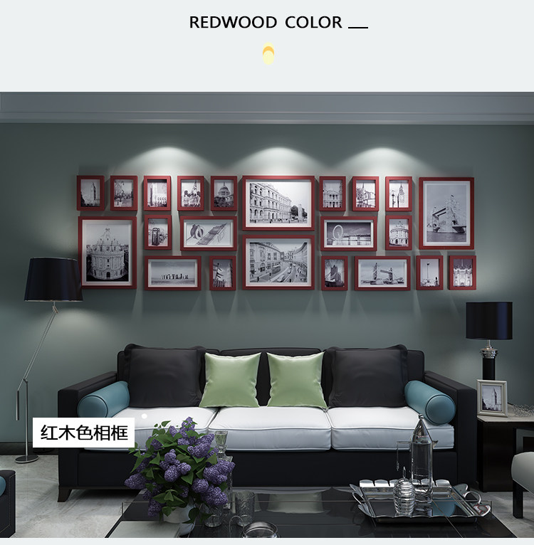 Нордический негабаритный фото стена клип декоративный подвеска гостиная никаких следов гвоздь фоторамка творческий стена стена сочетание фото стена 
