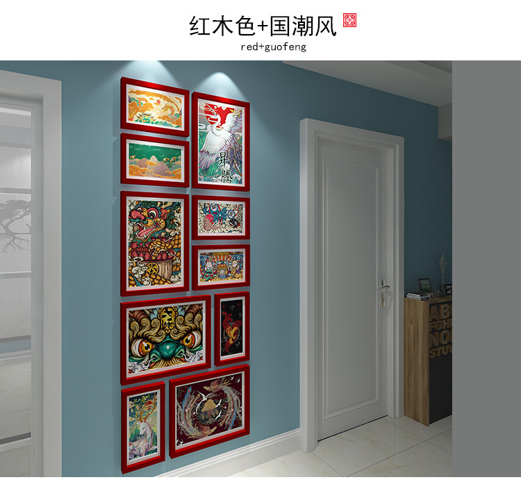 Фоторамка, современная и минималистичная настенная фотография из натурального дерева 