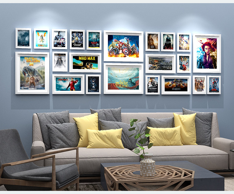 Нордический негабаритный фото стена клип декоративный подвеска гостиная никаких следов гвоздь фоторамка творческий стена стена сочетание фото стена 