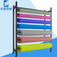 Textile fabric display rack custom fabric roll ຕົວຢ່າງ fabric display rack clothes color card elevator floor stand