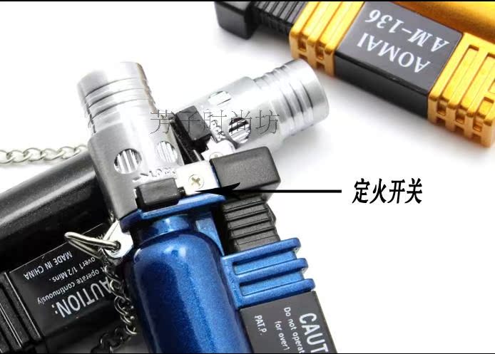 Omai AM136 thu nhỏ có thể được bắn và thổi phồng Creative di động chống gió thẳng vào lô nhẹ hơn - Bật lửa hộp quẹt dupont