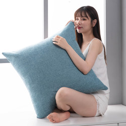 Pillow Sofa Large Cushion Pillow Case Without Core Large Backrest Cushion Bedside Pillow Case Cover Living Room Large Backrest Pillow