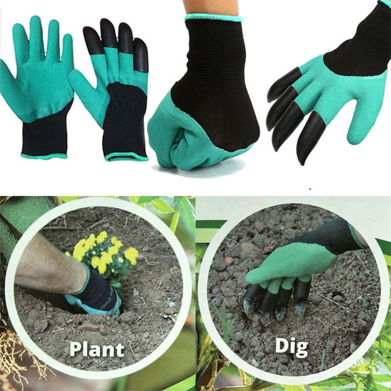 Garden gloves prick proof waterproof female garden planting garden planting tool planed earth