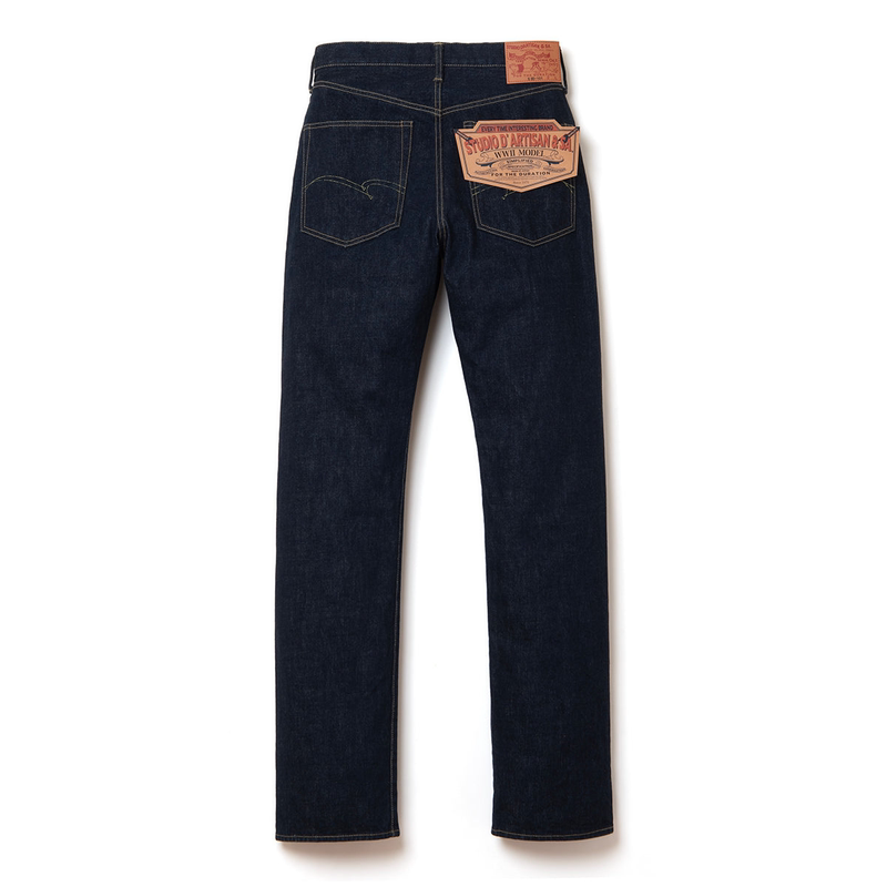 Studio D'Artisan Little Pig Japan 16oz Reissue Classic Battle Retro Straight Jeans D1949 Studio D'Artisan Little Pig Japan 16oz Reissue Classic Battle Retro Straight Jeans D1949