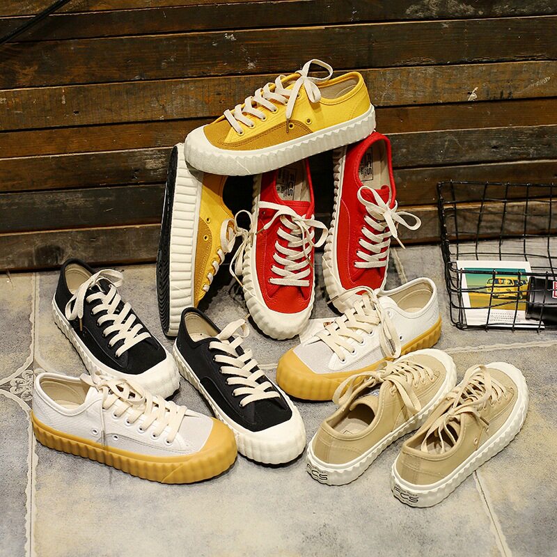 Original Juku Ulzzang Art Sails Cloth Shoes Women Hemp Leaves 100 Hitch Port Wind Super Fire Retro Tide Strawberry Board Shoes