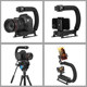 SLR mirrorless DV camera balance stabilizer shooting anti-shake frame-shaped handheld follow-up camera gimbal Canon