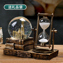 Creative Crystal Ball Hourglass Timer Birthday Gift Girls Students Personality Boys Send Friends Home Decorations