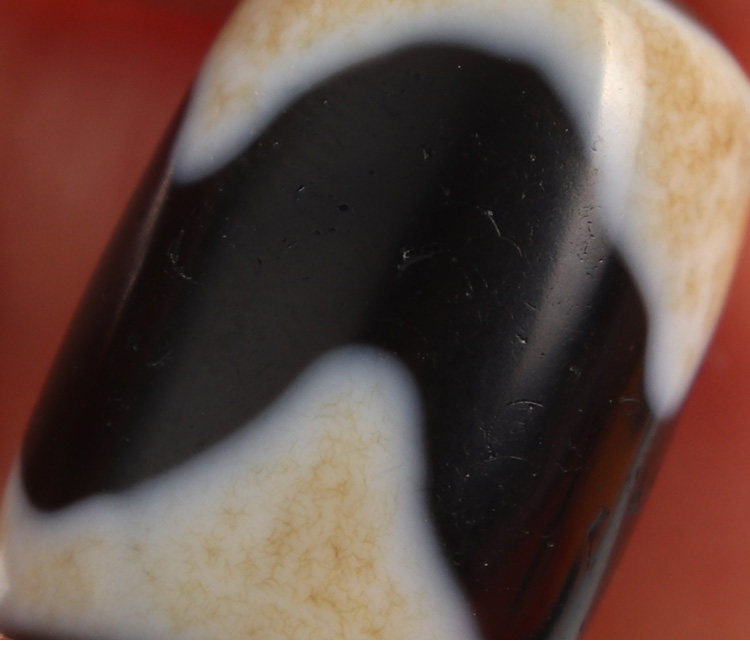 Украшения на руку (一物一图)西藏虎牙天珠 藏传天珠配饰 diy佛珠念珠手串配珠