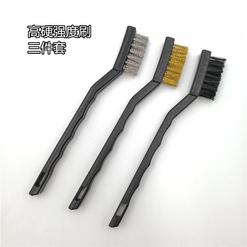 Car hair engine cabin engine stubborn oil cleaning brush kitchen gas stove cleaning brush