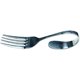 Stainless steel bent handle spoon salad fork shrimp slip beef balls Western food creative dessert round spoon hot pot spoon buffet one bite spoon