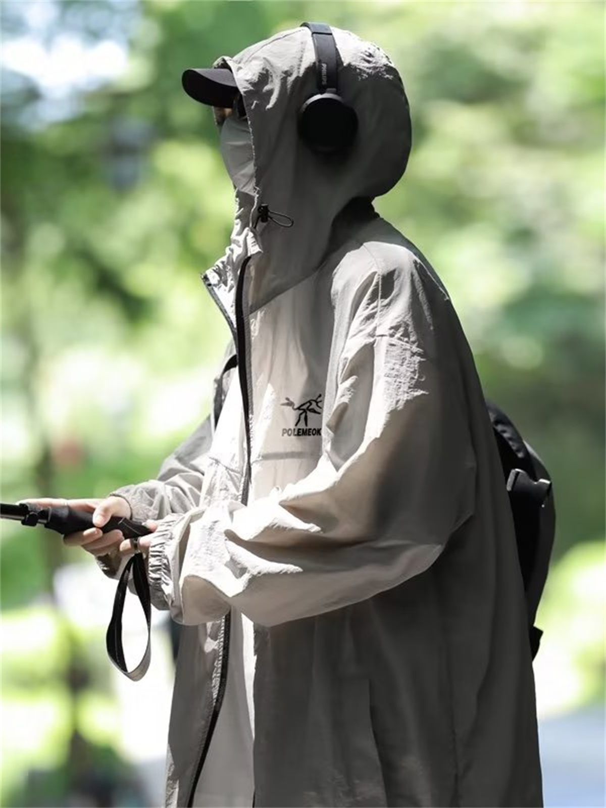 <!--冰丝防晒衣男宽松夏季轻薄款透气防紫外线山系户外钓鱼防晒服外套-->