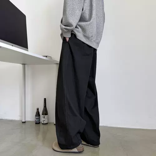 Японские хлопковые штаны для отдыха, в американском стиле, свободный крой